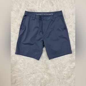 RHONE Men's Navy Flat Front Shorts